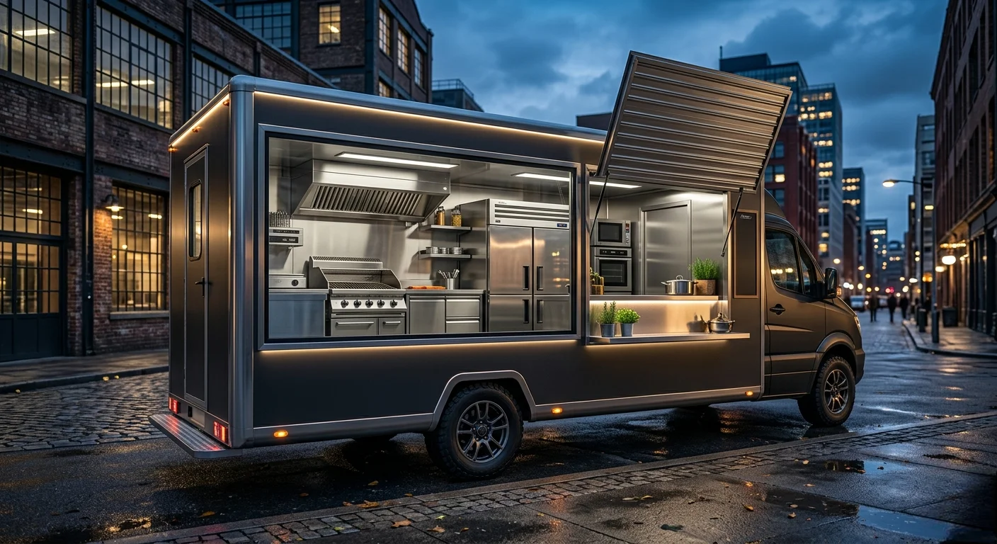 Modern food truck exterior design